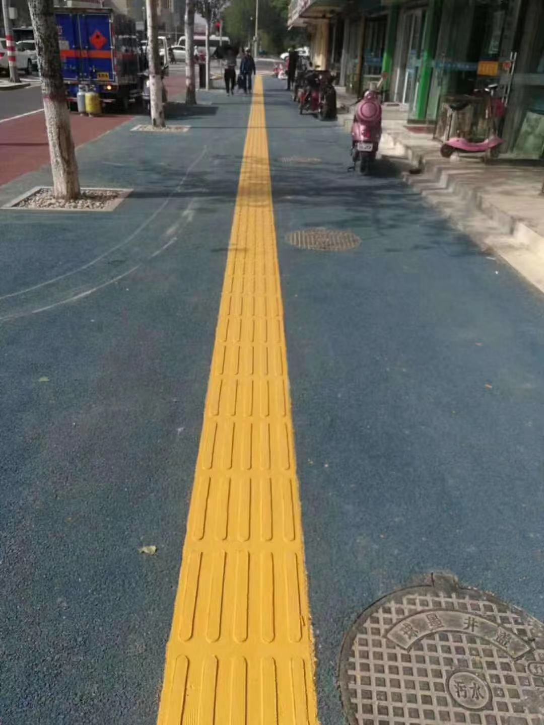 Repair of polymer tactile paving